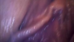 Sensational Whore Getting Filmed Inside Of Her Pink Vagina While She Jizz